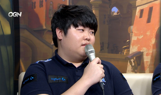 '리크라이' 정택현.(사진=OGN 중계 캡처)