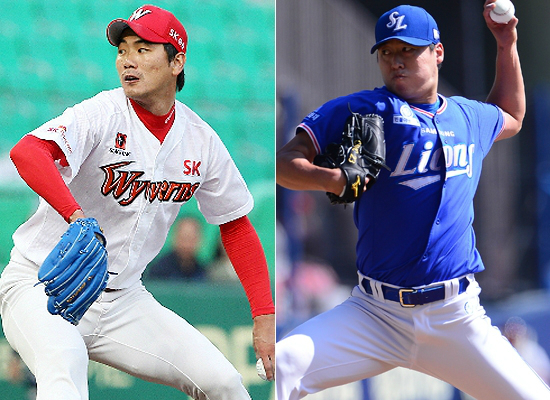 한국야구위원회는MLB사무국이김광현과차우찬에대해신분조회를요청해왔다고밝혔다.(사진=SK,삼성제공)