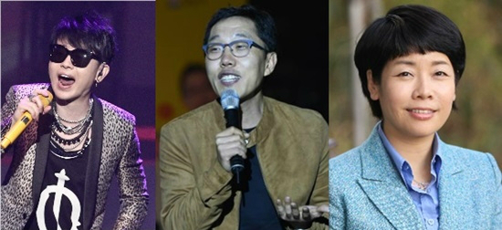 가수이승환,방송인김제동,김미화씨는12일오후서울도심에서열리는박근혜대통령퇴진촉구범국민촛불집회에참석한다.(사진=자료사진)