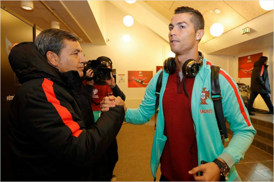 크리스티아누호날두.(사진=포르투갈축구협회페이스북)