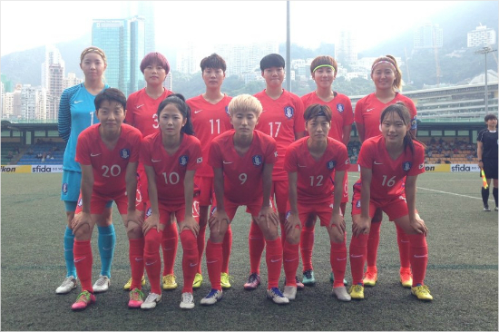 여자축구대표팀.(사진=대한축구협회제공)