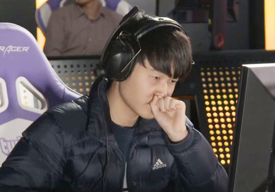 오버로드의 '파비앙' 김규민. (사진=VSL 중계 캡처)