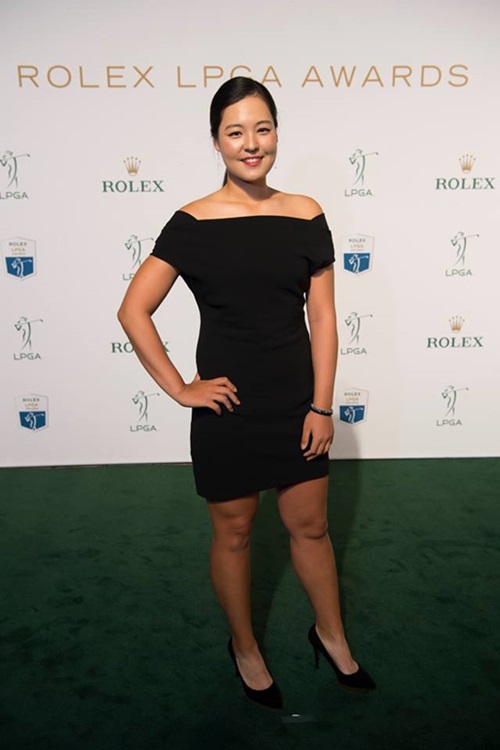 롤렉스시상식장의전인지.사진=LPGA투어공식페이스북캡처