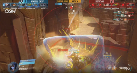 아무런 방해도 받지 않고 공격을 이어간 콩두의 위도우메이커.