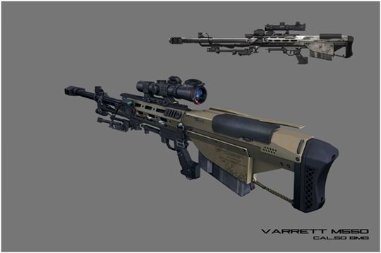 총기 및 부착물 아트워크