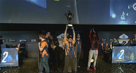 드림핵 윈터에서 우승한 미스피츠.(사진=드림핵 중계 캡처)