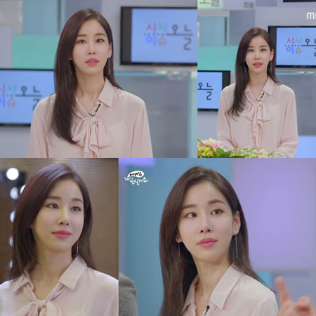 '아버님 제가 모실게요' 김주리, 아나운서 완벽 싱크로율
