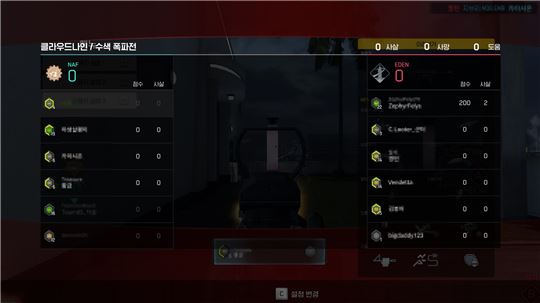 파티가 밸런스 별로 재배치된다