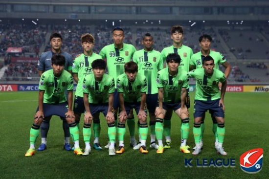 전북현대선수단.(사진=한국프로축구연맹제공)