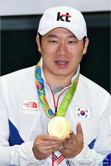 '올림픽사격3연패'를달성한진종오(사진=노컷뉴스)