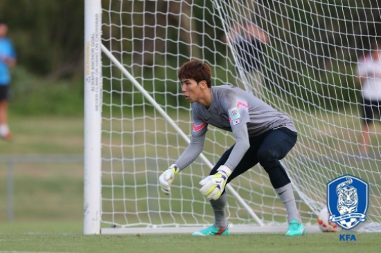 FC서울이국가대표골키퍼김진현의영입을노리고있다는보도가나왔다.(사진=대한축구협회제공)