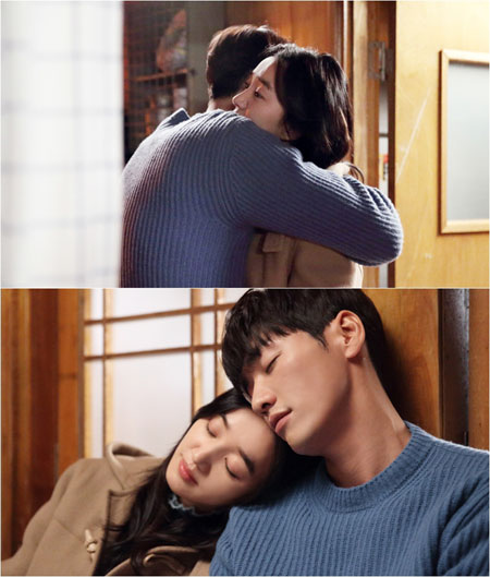 '우리 집에 사는 남자' 수애-김영광, 애틋한 초밀착 포옹! 한품에 쏙!