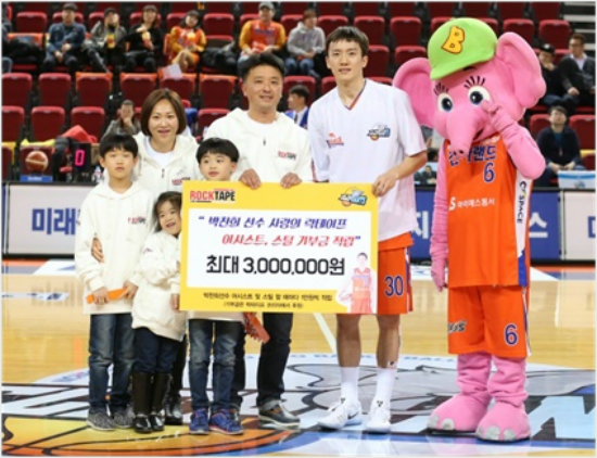 프로농구 김주성-박찬희, 연말 훈훈한 장외 활동