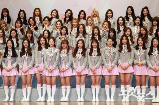 올해1월방송돼큰인기를끌었던Mnet'프로듀스101'(사진=윤창원기자/자료사진)