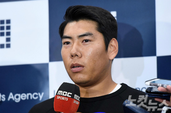 지난2일음주사고를낸강정호가6일경찰에출석해조사에응할예정이다.(사진=자료사진)