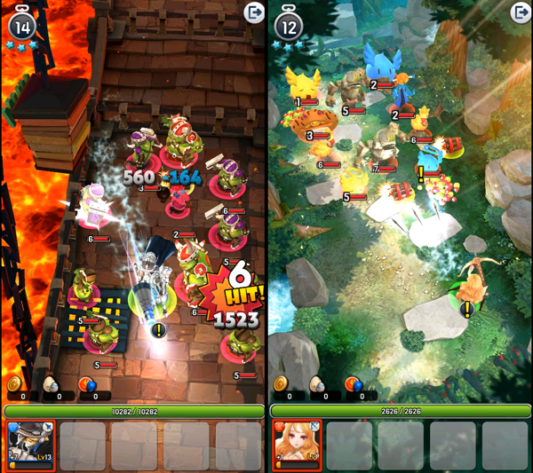 초심자들도 쉽게 사용할 수 있는 창사(왼쪽)와 궁수.