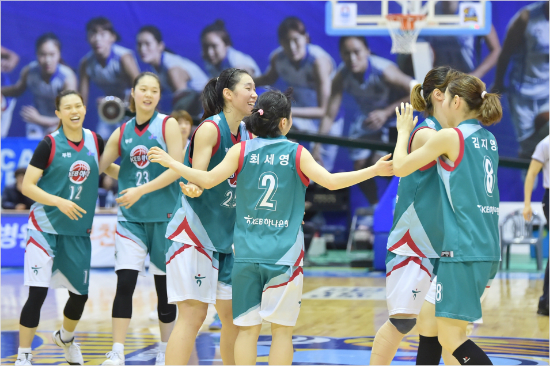 하나은행의퓨처스리그경기장면.(사진=WKBL제공)