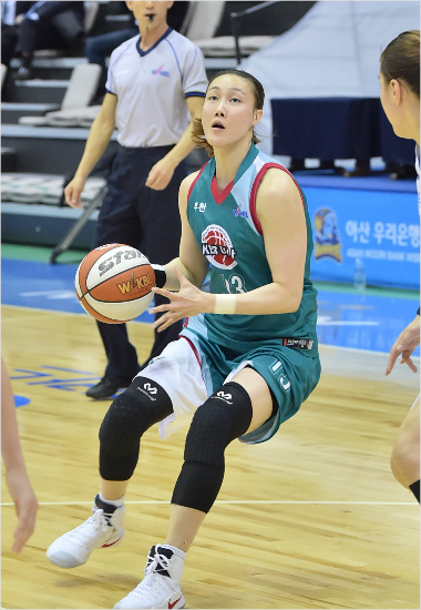 퓨처스리그를통해복귀를준비한김정은.(사진=WKBL제공)