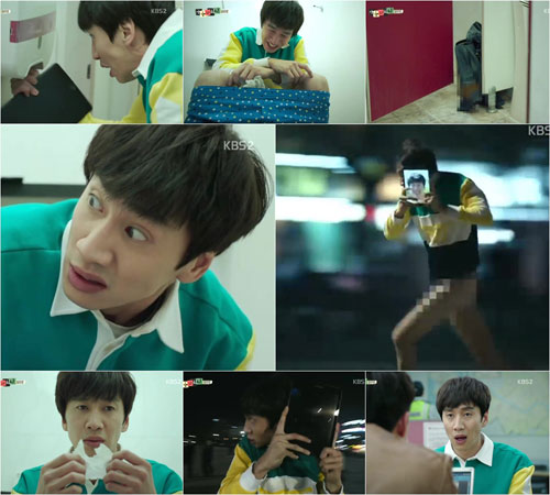 '마음의 소리' 이광수, 하의탈의 도심질주 화제!