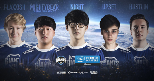 '마이티베어' 김민수, 자이언츠 게이밍 용병으로 IEM 경기 출전