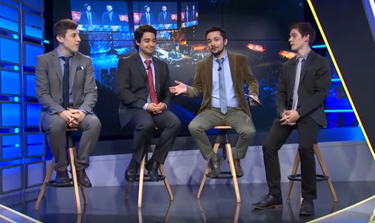 2016 LoL 올스타전 라틴 아메리카 방송 중계진.