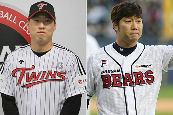 2017시즌잠실라이벌로격돌할차우찬(왼쪽)과장원준(사진=LG,두산제공)