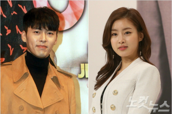 배우현빈(왼쪽)과강소라(사진=자료사진)