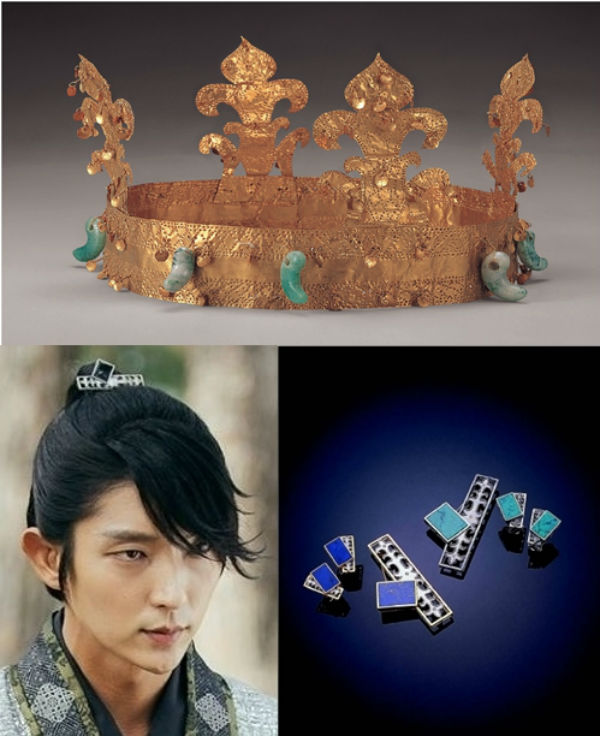▲(상)유물:고령지산동금관(하)산업디자인전수상작시리즈