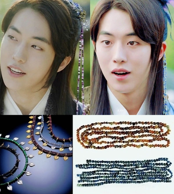 ▲(좌)산업디자인전수상작시리즈(우)유물:4-7세기신라유리구슬목걸이