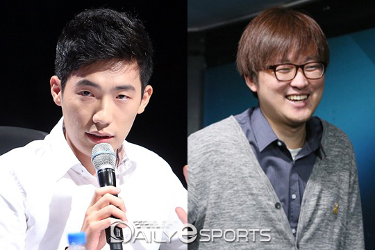 정노철 감독(왼쪽)과 이정현 코치.