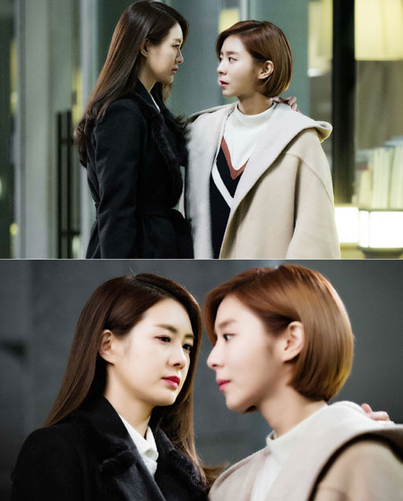 '불야성' 이요원x유이, 간담 서늘한 포옹 포착!