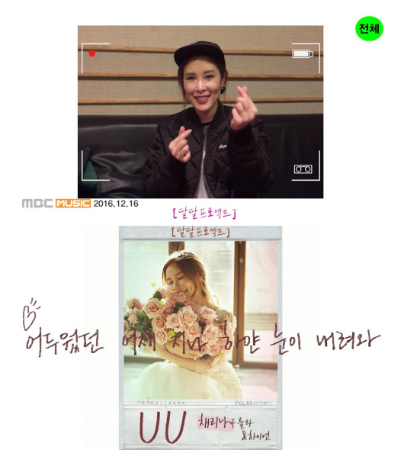 '결혼' 채리나, 8년 만에 음원작업 참여