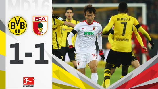 독일분데스리가에서뛰고있는지동원이시즌4호골을터트렸다.(사진=아우크스부르크트위터캡처)