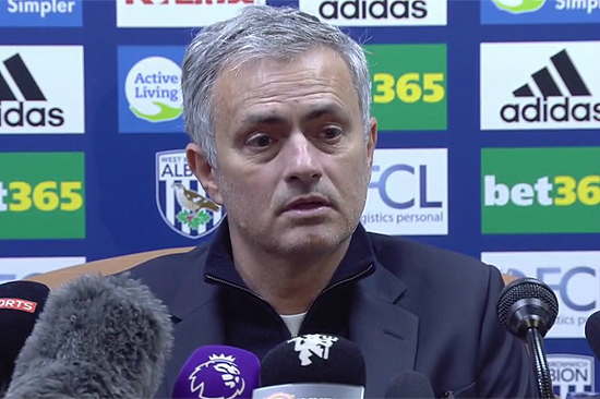 맨체스터유나이티드를이끌고있는조제무리뉴감독(사진=영상캡처)