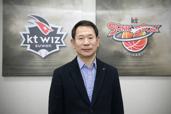 kt스포츠신임사장으로부임한유태열사장.(사진=kt제공)
