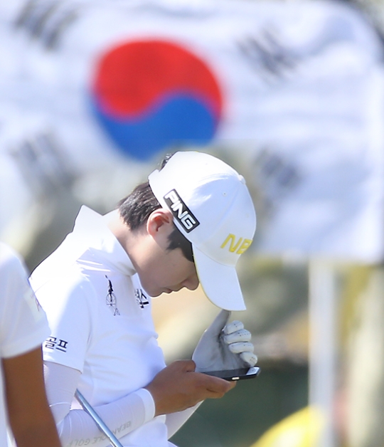 지난해LPGA투어대회에참가한박성현.마니아리포트자료사진
