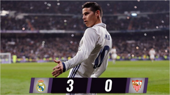 하메스로드리게스.(사진=레알마드리드트위터)