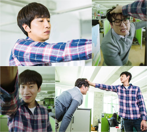 '마음의 소리' 이광수, 웹툰 편집자 하극상! 머리 밀기 포착!