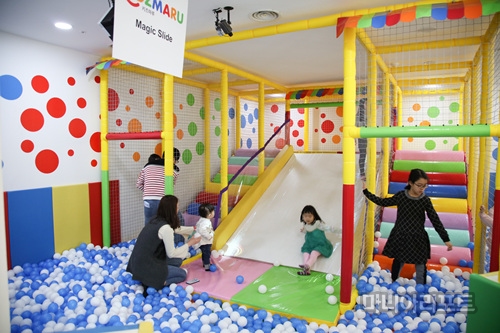 ▲골프존키즈마루MagicSlide사진=노대겸객원기자