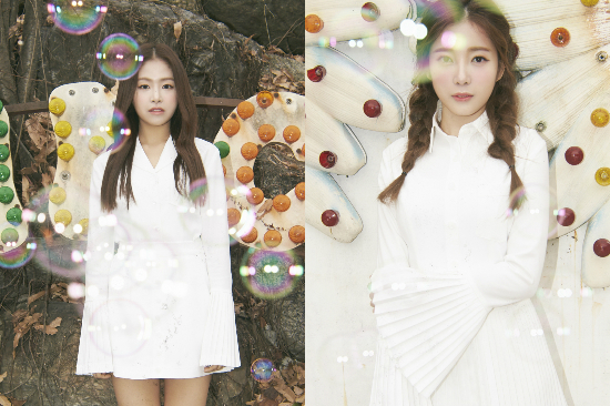 채원(왼쪽),채경(사진=DSP미디어제공)