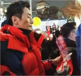 광화문촛불집회에참석했던차인표씨