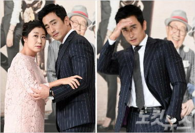 KBS주말극에서코믹연기를선보이고있는배우차인표씨