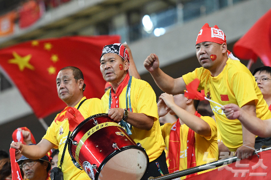 '월드컵출전의꿈이룰까?'국제축구연맹(FIFA)이월드컵본전출전국을48개국으로늘리기로결정한가운데중국축구협회가환영의뜻을전했다.(사진=자료사진)
