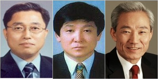 대한체육회전충렬사무총장(왼쪽부터),이재근선수촌장내정자와김종훈명예대사.(자료사진=체육회)