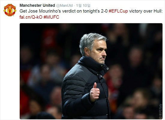 맨유는무리뉴감독부임후주전경쟁에서밀린선수를이적시키고,기대만큼성장하지못한유망주를정리하는등대대적인선수단개편작업을진행중이다.(사진=맨체스터유나이티드공식트위터갈무리)