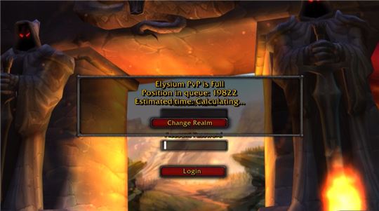 엘리시움 사설서버 대기 화면(출처: http://mein-mmo.de)