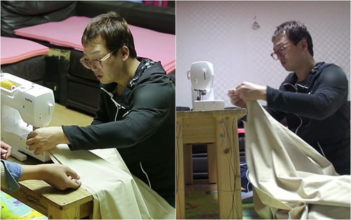 ‘살림하는 남자들’ 김정태, ‘못하는 게 뭐야?’ 재봉틀까지 섭렵!