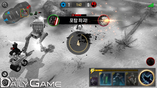 내 영웅 캐릭터가 죽으면 어떤 유닛도 놓을 수 없습니다. 그러니 죽지 말아야겠죠?