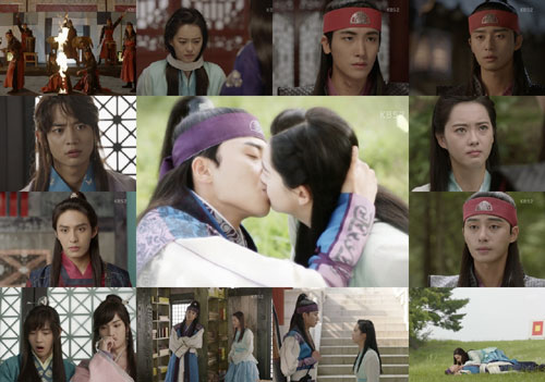 ‘화랑(花郞)’ 박서준 고아라 드디어 입맞췄다, 로맨스 폭발
