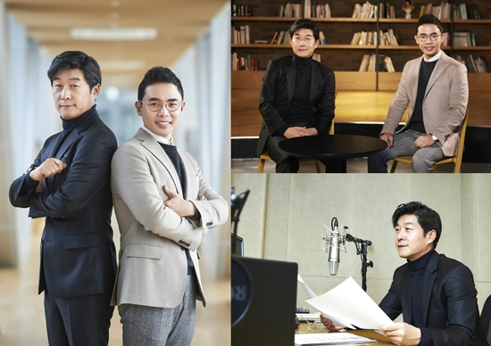 스타한국사강사설민석과'역적'의아모개역으로분한배우김상중이만난다.MBC는'역적'본방송에앞서스페셜프로그램인'역적서막'을27일공개한다.(사진=MBC제공)